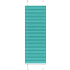 Goedkoop Rolgordijnen vidaXL Pleated Blind Petrol Green 40x150 cm Fabric Width 39.4 cm