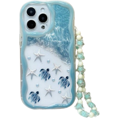 Shein Beach Starfish & Sea Turtle Pattern With Handmade Bracelet for iPhone/Samsung/ Xiaomi