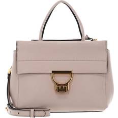 Coccinelle Pink Pebbled Leather Håndtaske Uld - Lyserød