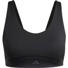 adidas All Me Luxe Medium-Support Bra - Core Black