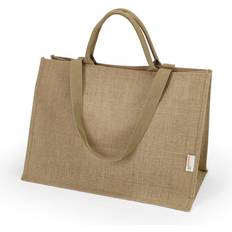 Jute Taschen Einkaufstasche Mit Vier Tragegriffen - Jute Beige