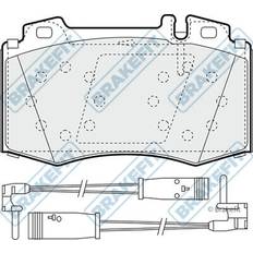 Vehicle Parts APEC Brake Pads Set Fits Mercedes CLS500 C219 5.0 Front 04 to 10 M113.967