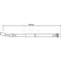 Vehicle Parts APEC Brake Hose Fits Range Rover Sport L320 5.0 Rear Outer 09 to 13 Hydraulic