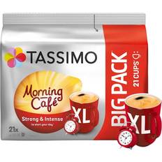 Tassimo Alimentation et Boissons Tassimo Capsules de Café Morning Cafe XL 21 pcs 164g 12pcs