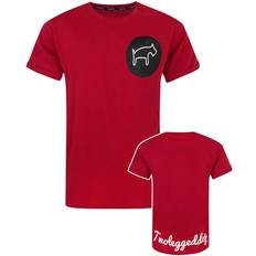 Circular Logo T-shirt Men's - Red