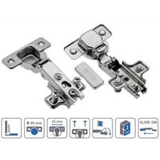 GTV Self Opening Kitchen Cabinet Hinges 35mm Pack of 1 pc