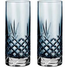 Blåa Drinkglas Frederik Bagger Crispy Highball Sapphire Drinkglas 37cl 2st