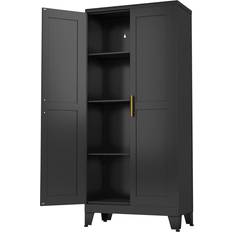 Winston Porter Modern Black Wardrobe 27.6x61"