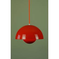Flowerpot vp1 &Tradition Flowerpot VP1 Orange Pendant Lamp ∅ 21.5cm