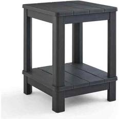 Keter Garden Table Keter Deluxe Square End 15.8-in W x 15.9-in L Outdoor Side Table