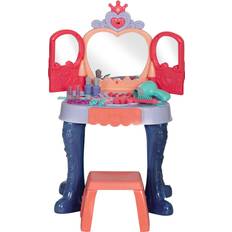 Qaba Kids Vanity Set with Mirror and Stool