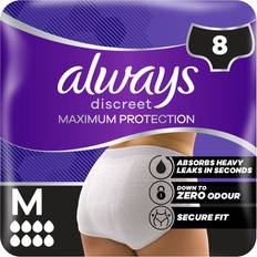 Always Toiletries Always Discreet Maximum Protection Incontinence Pants M Uk10-16 8 Pack