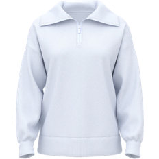 PINK Ivy Fleece Half-Zip Sweatshirt - Hydrangea Blue