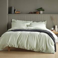 Viscose Duvet Covers Behrens Linen Blend - Duvet Cover Green