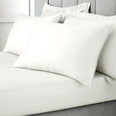 Bianca Cotton 400 Thread Count Sateen Standard Pillowcase Pair - Ivory Pillow Case