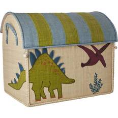 Storage Baskets Rice Raffia Opbevaringshus New Dinosaur Large