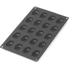 Bakformar Lekue Lékué Madeleinesform Mini Silikon 20 St Svart Bakform