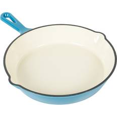 Blue Cast Iron Fry Pan