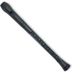 Recorder+ with Hard Case Baroque Fingering Black