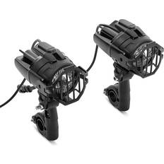 Vehicle Parts Lumitecs Motorrad LED Nebelscheinwerfer mit Sturzbügel Halter und Schutzgitter S22X Zusatzscheinwerfer DPL1