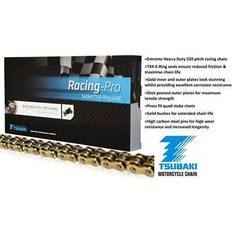 U.S. TSUBAKI Tsubaki Racing-Pro Gold X-Ring Chain 520 x 120 Links