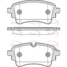 Vehicle Parts APEC Rear Brake Pad Set for Audi A4 B9 2.0 4N0698451D 4N0698451F