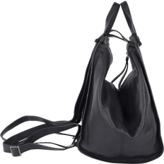 Just Pure Mireille City Backpack Leather - Black