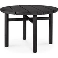 Svarta - Teak Soffbord Ethnicraft Quatro Soffbord Ø68 cm Black