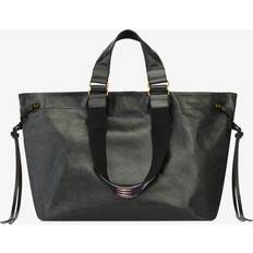 Isabel Marant Wardy Patent Shoulder Bag - Black