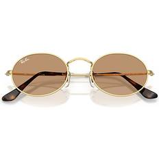 Ray-Ban Unisex Oval Metal Summer Capsule - Arista Gold/Brown