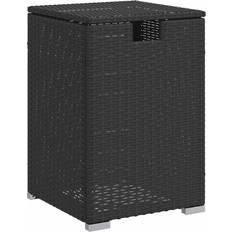 vidaXL Propane Tank Cover Table Hall Fire Pit Gas Storage Holder Poly Rattan