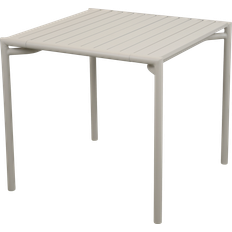 Metall Trädgårdsmatbord Cane-Line Bliss Matbord 81 x 81 cm Sand