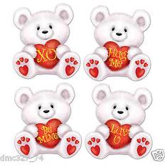 Beistle Mini Valentine's Day Party Decoration 10 Cutouts 5 in