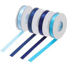 Blue Gift Wrap Ribbons Uxcell Satin Ribbon 3/8 10 Yards 4 Rolls