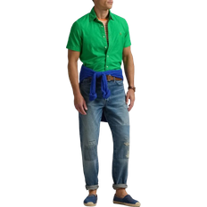 Polo Ralph Lauren Men Shirts Polo Ralph Lauren Classic Fit Short Sleeve Button-Down Oxford Shirt - Summer Emerald