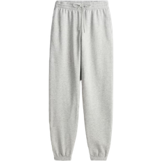 H&M Cotton Blend Sweatpants - Light Grey Melange