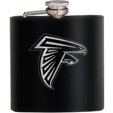 Hip Flasks Atlanta Falcons 6 Oz Stealth Laser Etched - Black Hip Flask