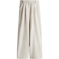 H&M Wide Trousers - Light Mole