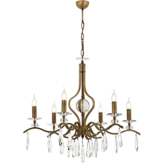 Avon Elizabeth Antique Gold/Transparent Pendel ∅ 80cm