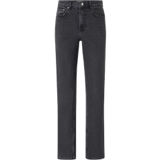 Gina Tricot Mid Straight Jeans - Washed Grey