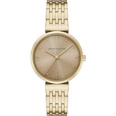 Armani Exchange Dam Analog Kvartsur Med Rostfritt Stål Armband AX5916