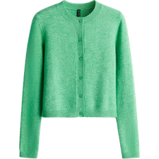 H&M Thick Knit Jacket - Green Melange