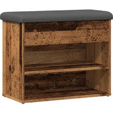vidaXL 62x32x50cm Old Wood Skoställ 62x50cm