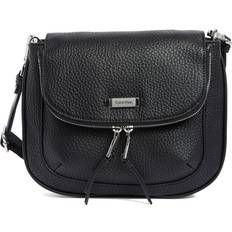 Calvin Klein Zulle Zip Around Crossbody - Black/Silver