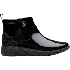 Clarks Kids Relda Glow Patent Ankle Boot, Younger
