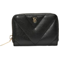 Victoria's Secret Small Wallet with Zip - Black