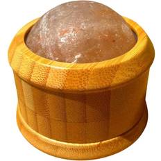 Himalayan Salt Ball with Bamboo Massager