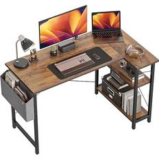 CubiCubi Small L Shaped Rustic Brown Writing Desk 100x70cm