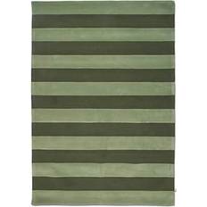 Classic Collection Stripe Boucle Tæppe Grøn 200x300 cm Grøn cm