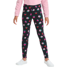 Florals Children's Clothing Cat & Jack Floral Valentine's Day Leggings - Black